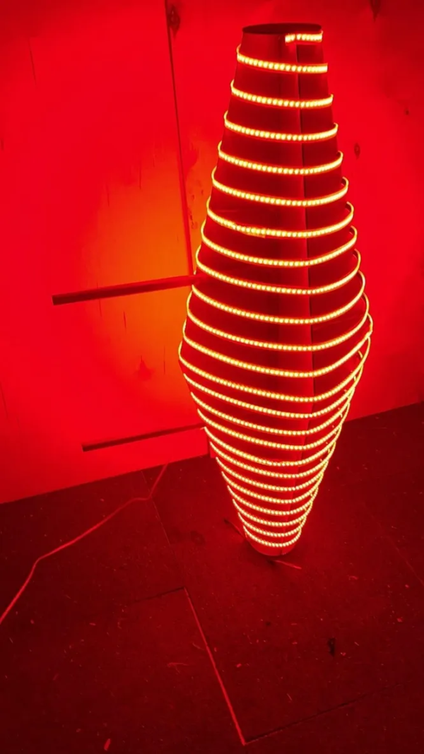 PANNEAU LED 3D CAROTTE DE TABAC EXTÉRIEUR ANIMÉ AVEC COMMANDE À DISTANCE 110X40cm